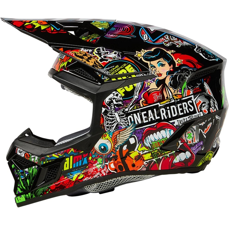 O’Neal 3SRS Crank motokrossz bukósisak többszínű
