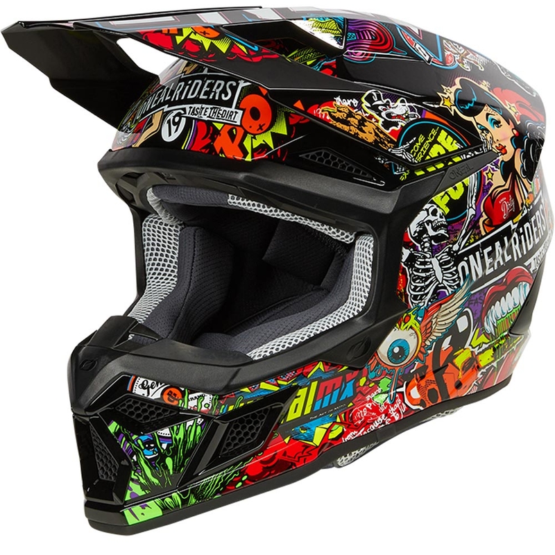 O’Neal 3SRS Crank motokrossz bukósisak többszínű