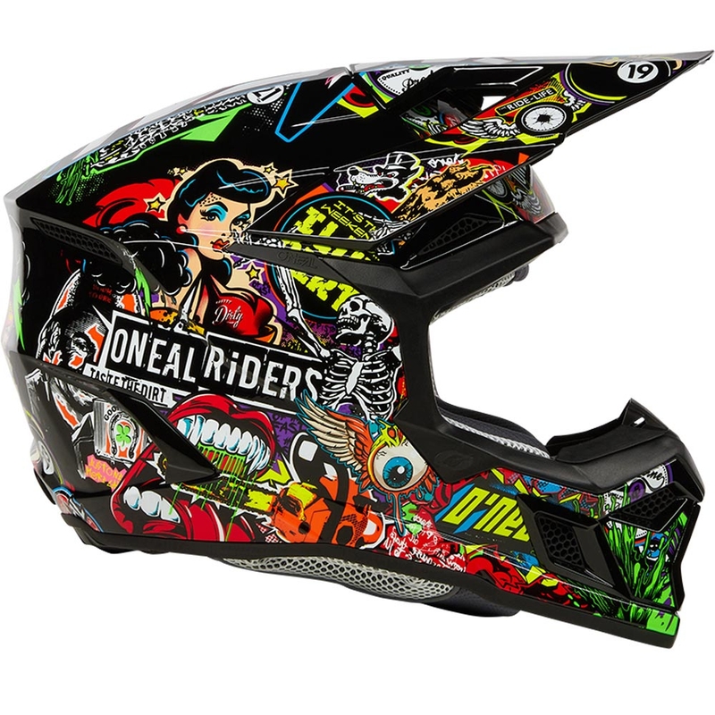 O’Neal 3SRS Crank motokrossz bukósisak többszínű