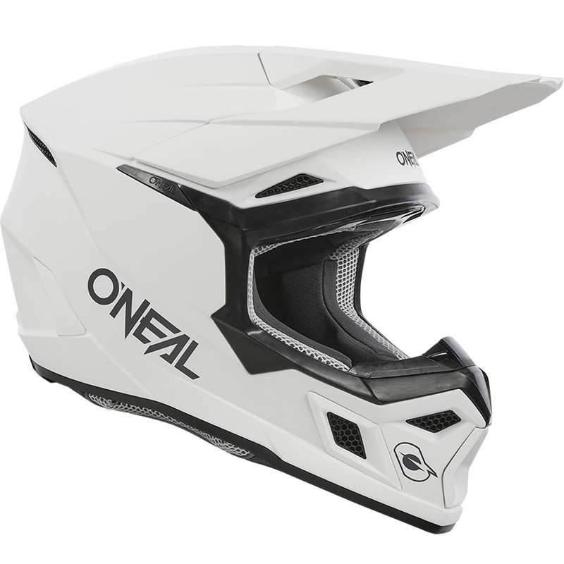O’Neal 3SRS Solid motokrossz bukósisak matt fehér