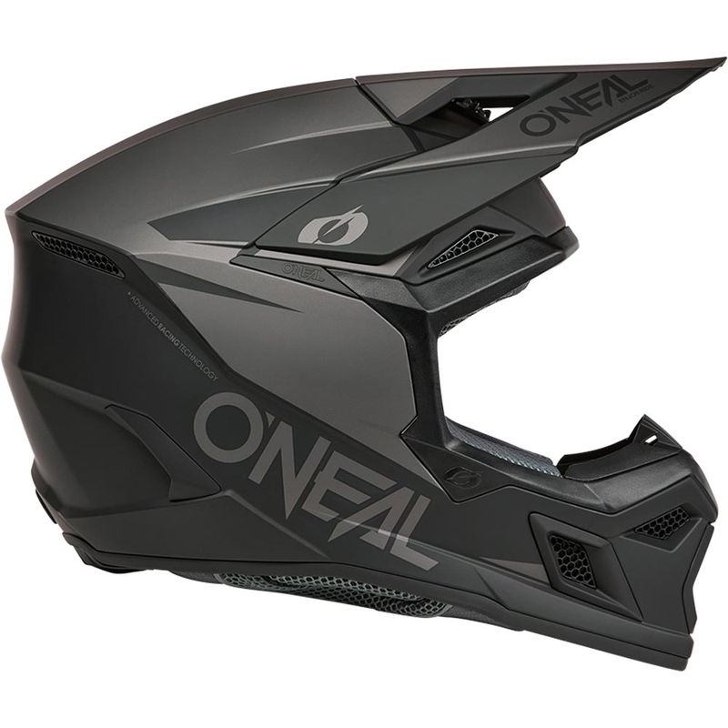 O’Neal 3SRS Solid motokrossz bukósisak matt fekete-szürke