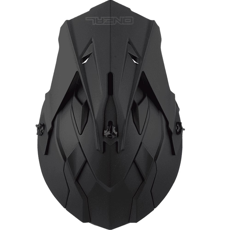 O’Neal 2SRS Flat motokrossz bukósisak matt fekete