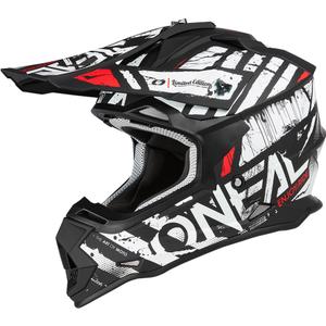 Motokrosová helma O´Neal 2SRS Glitch černo-bílá