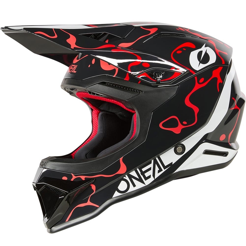 O’Neal 1SRS Splash motokrossz bukósisak fekete-piros