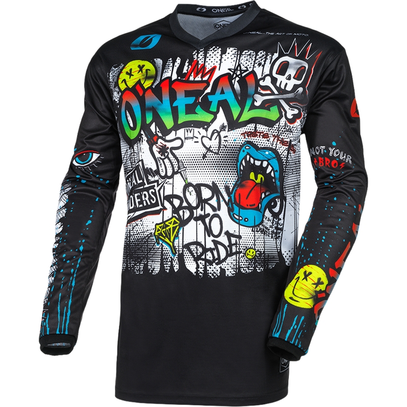 O'Neal Element Rancid motokrossz mez fekete-fehér