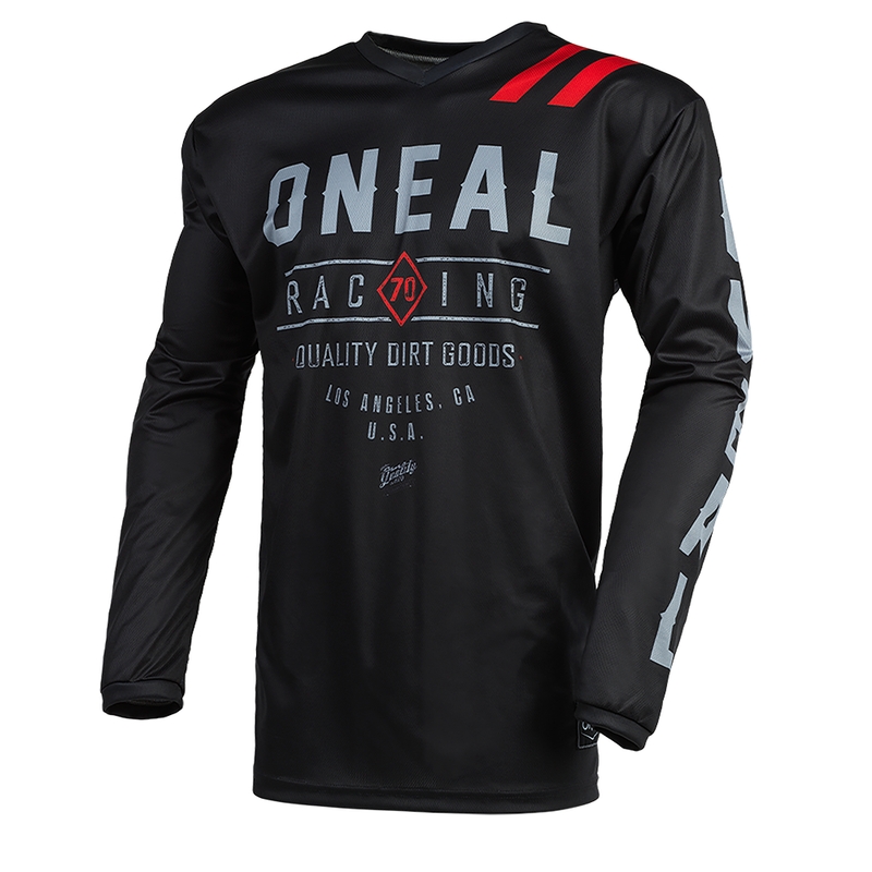 Motokrosový dres O´Neal Element Dirt černo-šedý