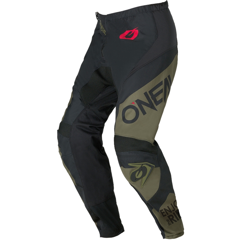 O'Neal Element Racewear motokrossz nadrág fekete-olívazöld