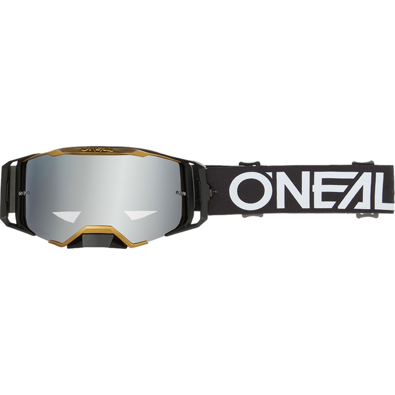 O’Neal B-33 Hexa motokrossz szemüveg fekete-arany (ezüst tükrös plexi)