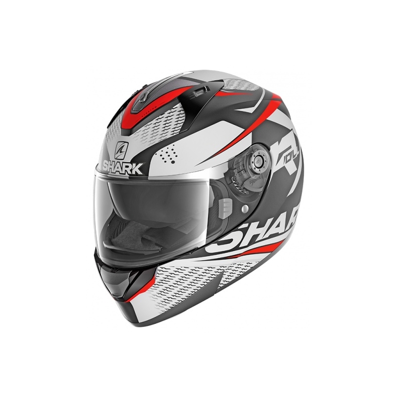 Integrált sisak SHARK RIDILL 1.2 Stratom Mat szürke-fehér-piros