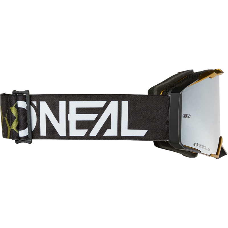 O’Neal B-33 Hexa motokrossz szemüveg fekete-arany (ezüst tükrös plexi)