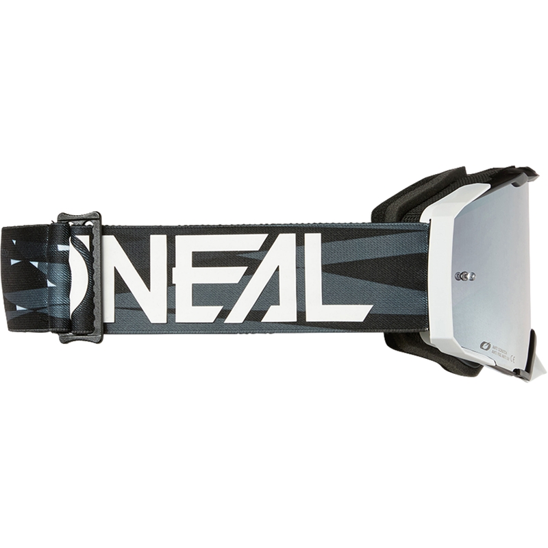 O’Neal B-33 Ictus motokrossz szemüveg fekete-fehér (ezüst tükrös plexi)