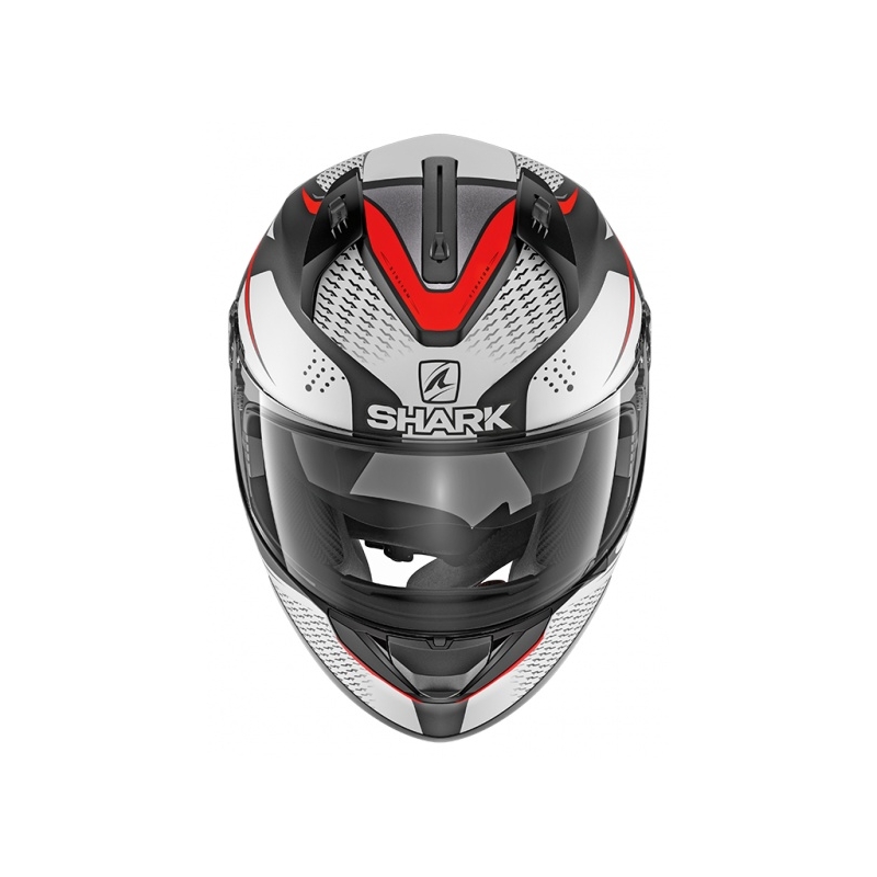 Integrált sisak SHARK RIDILL 1.2 Stratom Mat szürke-fehér-piros