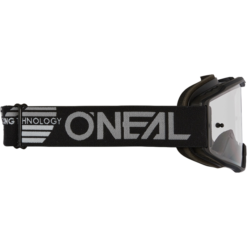 O´Neal B-10 Solid motokrossz szemüveg fekete (átlátszó plexi)