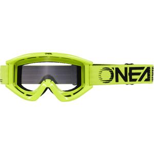 Motokrosové brýle O´Neal B-Zero fluo žluté (čiré plexi)