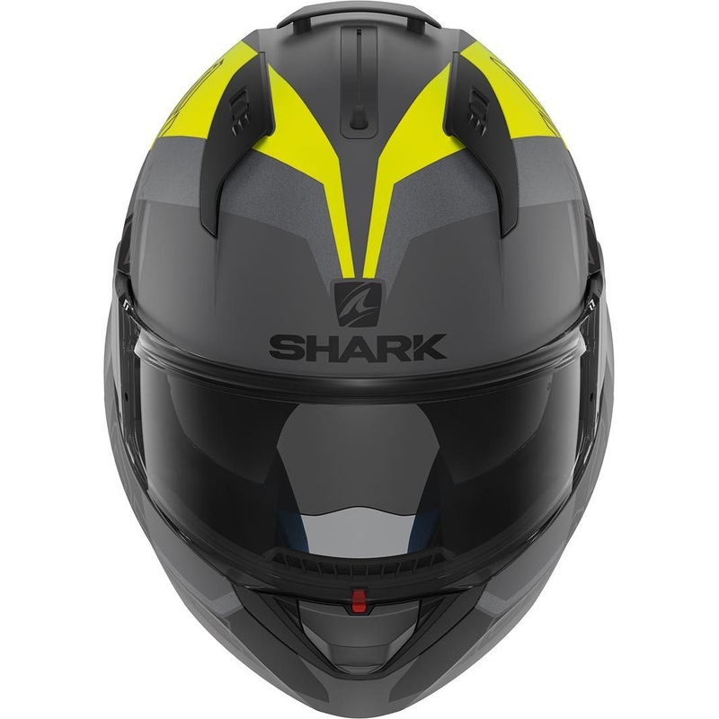 Flip sisak SHARK EVO-ONE 2 Slasher Mat ezüst-fekete-sárga kiárusítás
