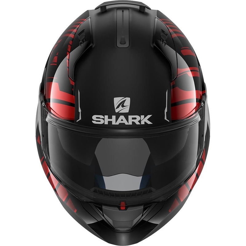 Flip sisak SHARK EVO-ONE 2 Lithion Dual fekete-piros