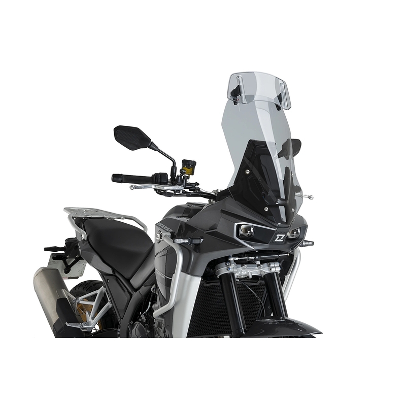 Multiadjustable visor PUIG 2.0 clip-on dark smoke