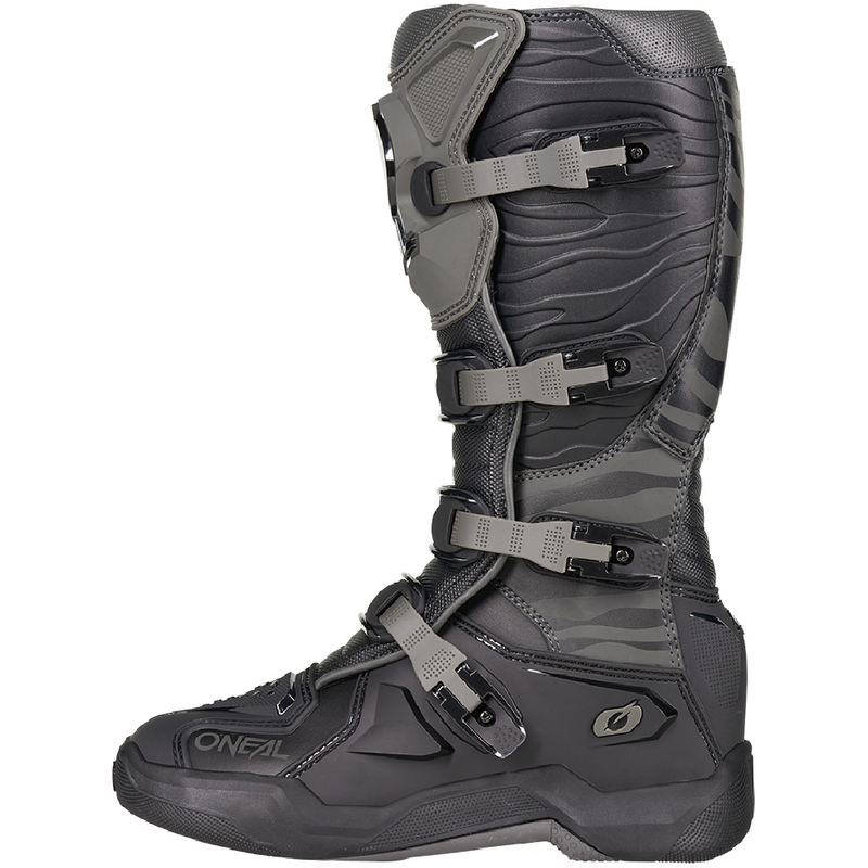 O´Neal 3SRS Zebra motokrossz csizma fekete-szürke