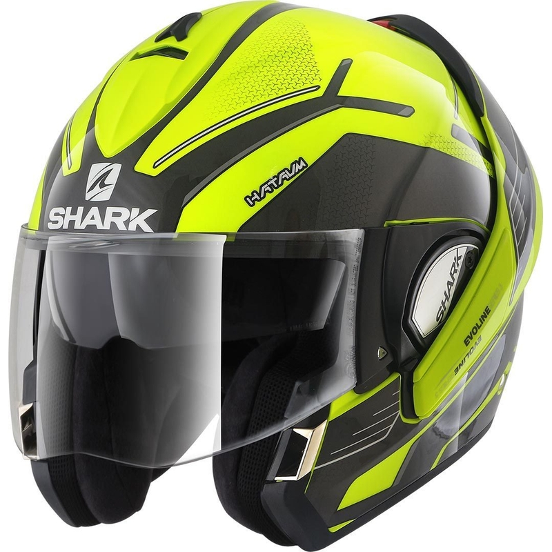 Flip sisak SHARK EVOLINE 3 Hataum fekete-fluo sárga eladó kiárusítás