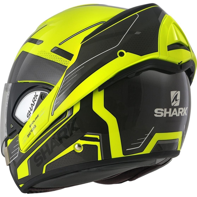 Flip sisak SHARK EVOLINE 3 Hataum fekete-fluo sárga eladó kiárusítás