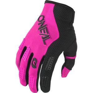 O´Neal Element Racewear női motokrossz kesztyű fekete-rózsaszín