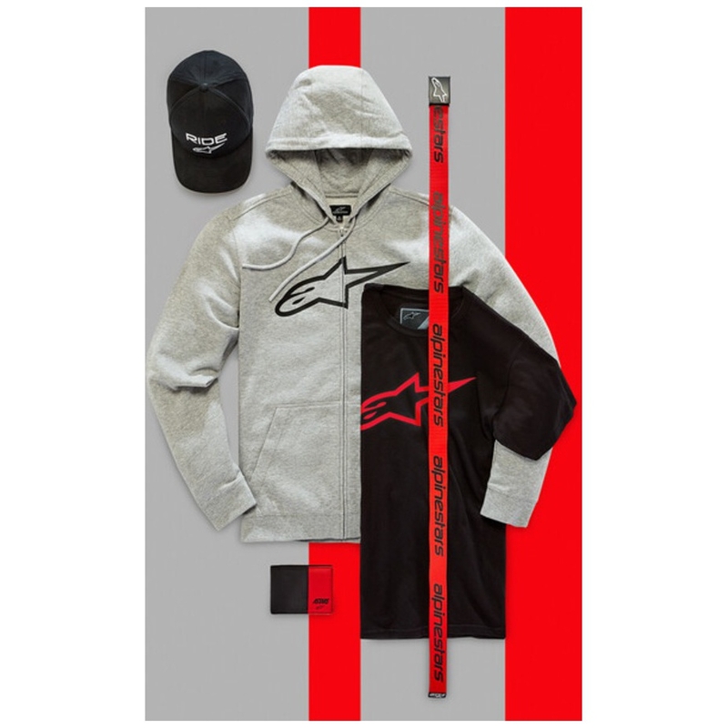 Alpinestars Linear Web Belt öv fekete-piros