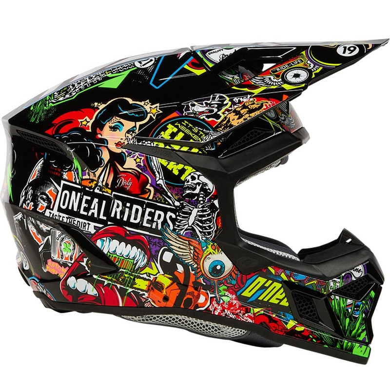 O´Neal 3SRS Crank gyerek motokrossz bukósisak matt többszínű