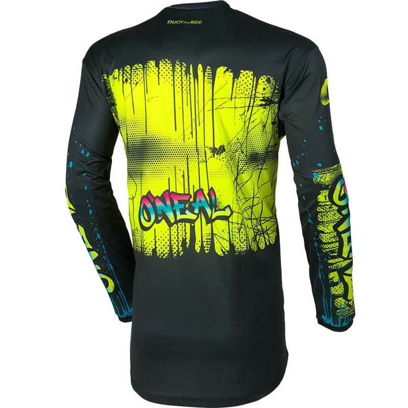 O'Neal Element Rancid gyerek motokrossz mez fekete-fluo sárga