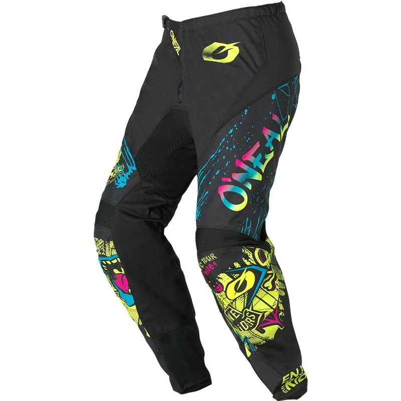 O'Neal Element Rancid gyerek motokrossz nadrág fekete-fluo sárga