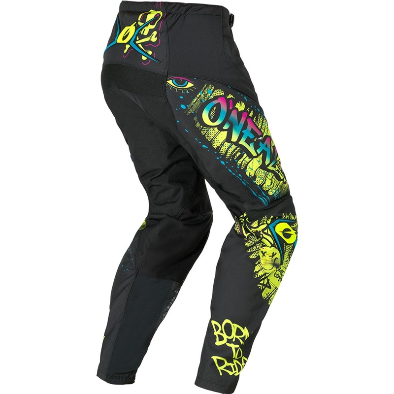 O'Neal Element Rancid gyerek motokrossz nadrág fekete-fluo sárga