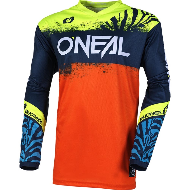 O'Neal Element Shocker gyerek motokrossz mez kék-narancssárga