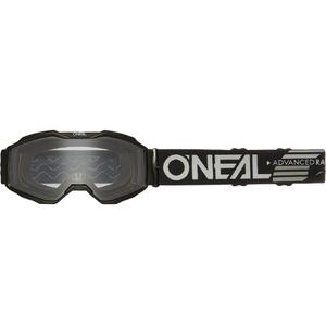 O'Neal B-10 Solid gyerek motokrossz szemüveg fekete, átlátszó plexivel
