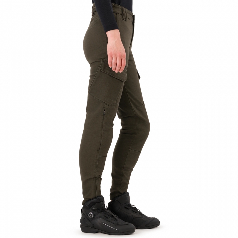 Shima Recon női motoros farmer zöld
