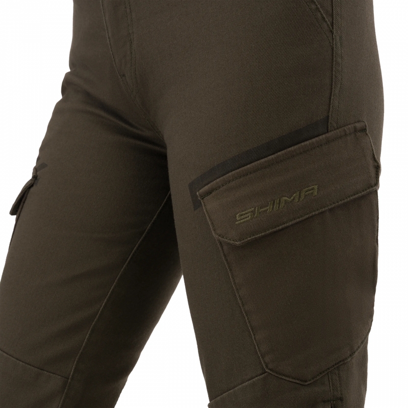 Shima Recon női motoros farmer zöld