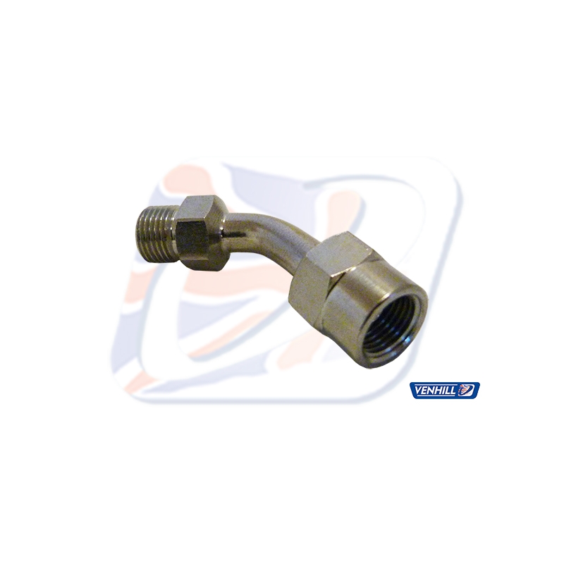 Swivel joint Venhill POWERHOSEPLUS 45 deg 1/8TH BSP króm