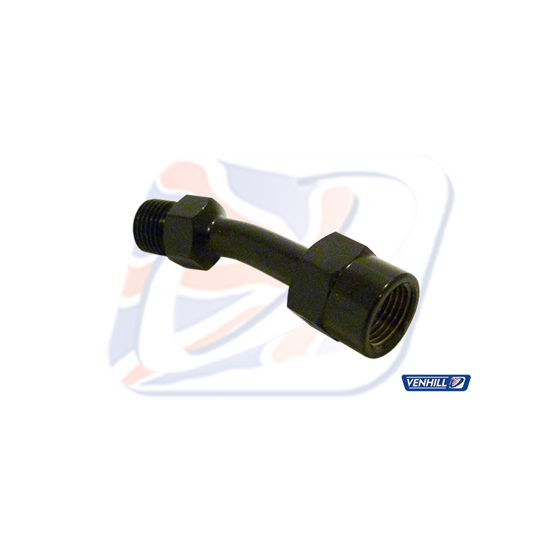 Swivel joint Venhill 20DEG 1/8TH BSP fekete