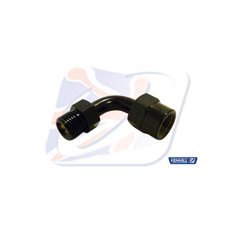 Swivel joint Venhill 90DEG 1/8TH BSP fekete