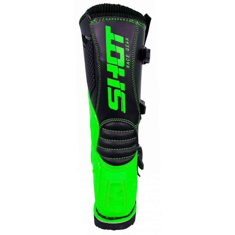 Motoros cipők Lövés X10 fekete-fluo zöld