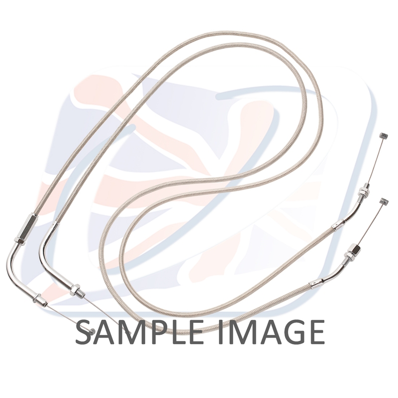 Throttle cables (pair) Venhill featherlight fekete részére SUZUKI SV 650 / S 2003-2014, SUZUKI SV 1000 / S 2003-2007