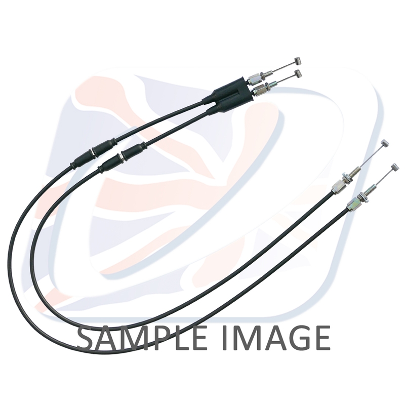 Throttle cables (pair) Venhill featherlight fekete