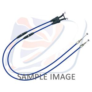 Throttle cables (pair) Venhill K02-4-036-BL featherlight kék