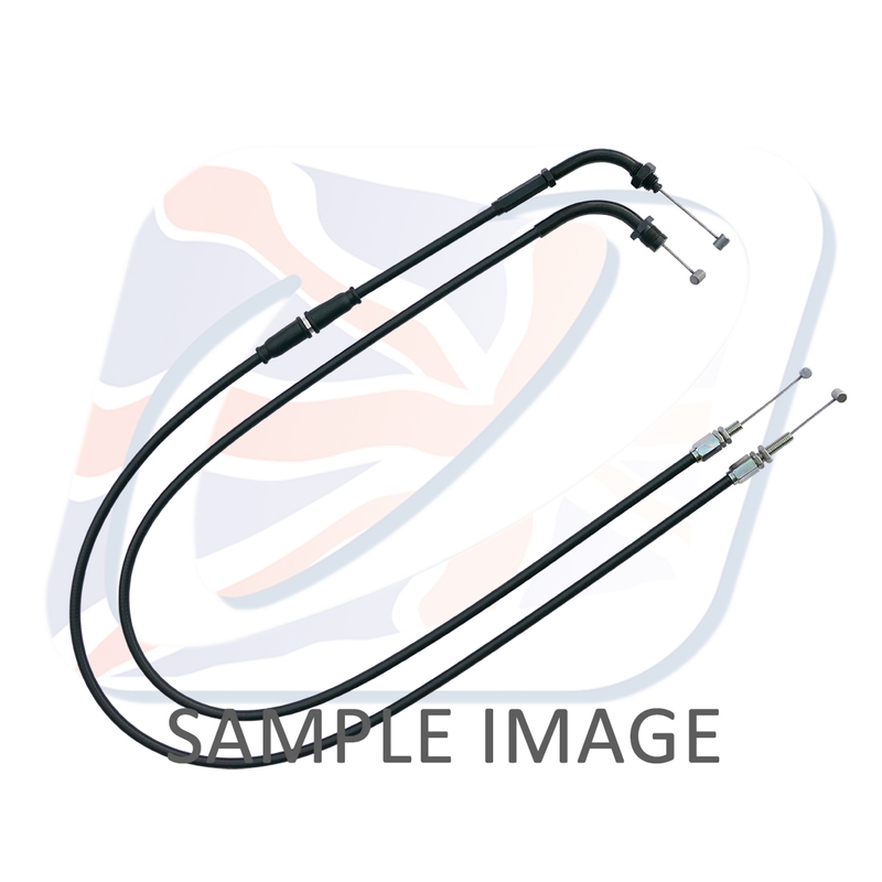 Throttle cables (pair) Venhill featherlight fekete