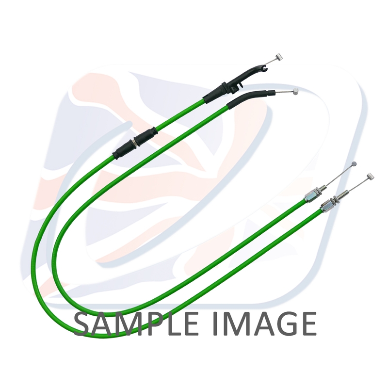 Throttle cables (pair) Venhill featherlight zöld