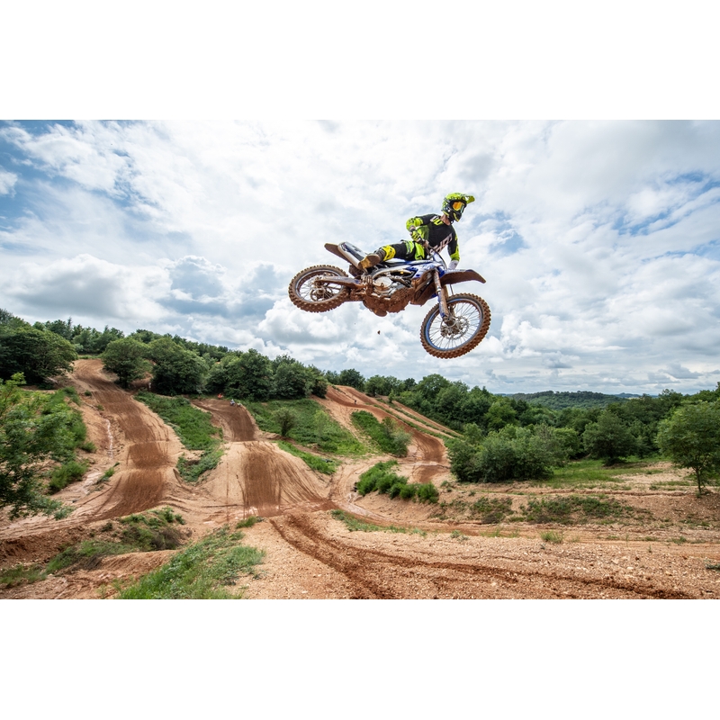 Motocross nadrág lőtte a DEVO Ultimate Black-Fluo Sárga Akciót kiárusítás