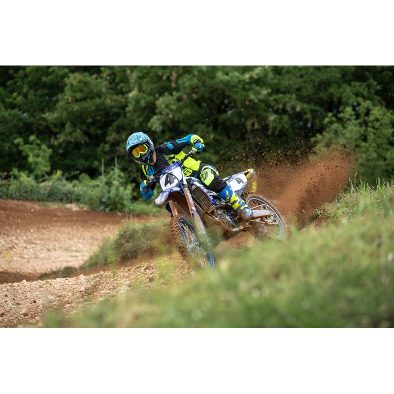 Motocross nadrág lőtte a DEVO Ultimate Blue-Fluo sárga eladást kiárusítás