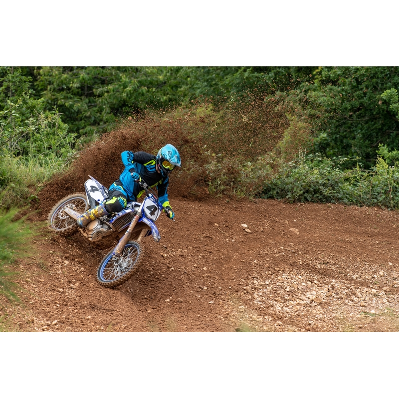 Motocross nadrág lőtte a DEVO Ultimate Blue-Fluo sárga eladást kiárusítás