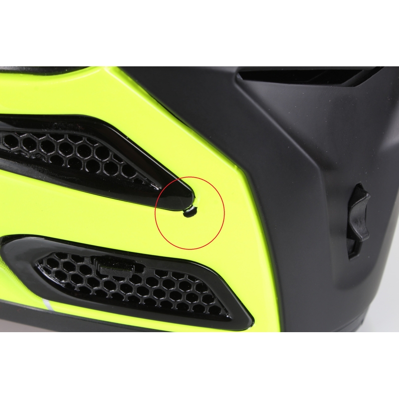 Billenő sisak LS2 FF324 Metro EVO Rapid fekete-fluo sárga - II.class