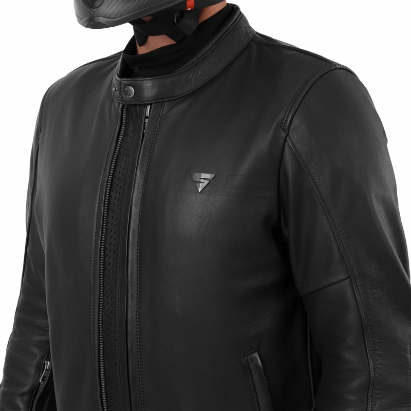 Shima Hunter 3.0 motoros bőrkabát fekete