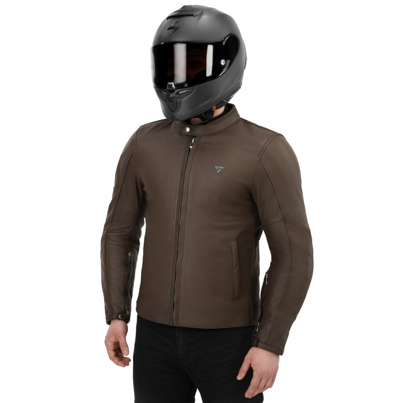 Shima Hunter 3.0 motoros bőrkabát barna