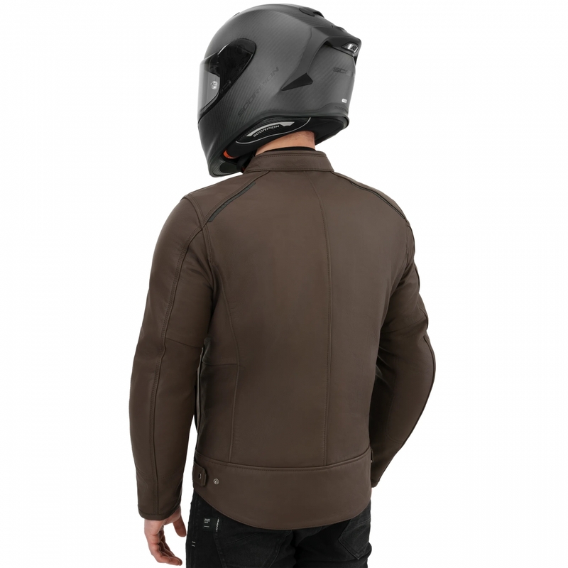 Shima Hunter 3.0 motoros bőrkabát barna